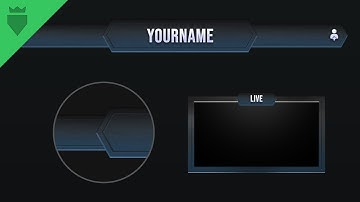 Blue Live (Stream Overlay | Speed Art + Template) | FREE