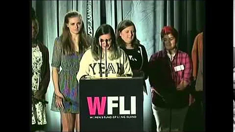 GirlsFLI's Sarah Sigman at 2014 Breakfast