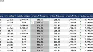 GRH sur excel