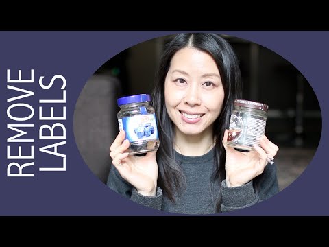 The Easiest Way to Take Labels Off Jars