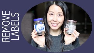The Easiest Way to Take Labels Off Jars