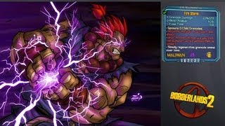 Borderlands 2 - Akuma's Hadouken Grenade Mod