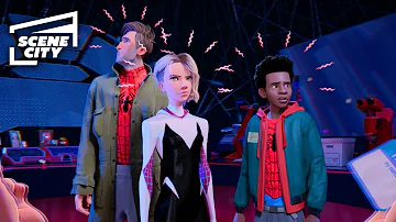 Into The Spiderverse: Meeting The Spider Heroes (HD MOVIE CLIP) | With Captions