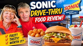 SONIC Drive-Thru Food Review 🍔🍟 Is It Really Worth the Hype? | Honest Taste Test