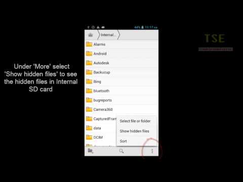 how to view hidden files on Android mobile Internal SD card (Show / Hide Hidden Files) hqdefault