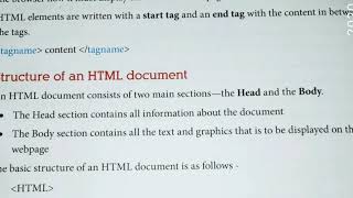 class-6th | Computer | Chapter-7  Introduction to HTML