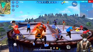 FREE FIRE FACTORY ONE TAP CHALLENGE - PLAYING FIST FIGHT ON FACTORY ROOF - ATTACK ON TITANS FF 1 V 1