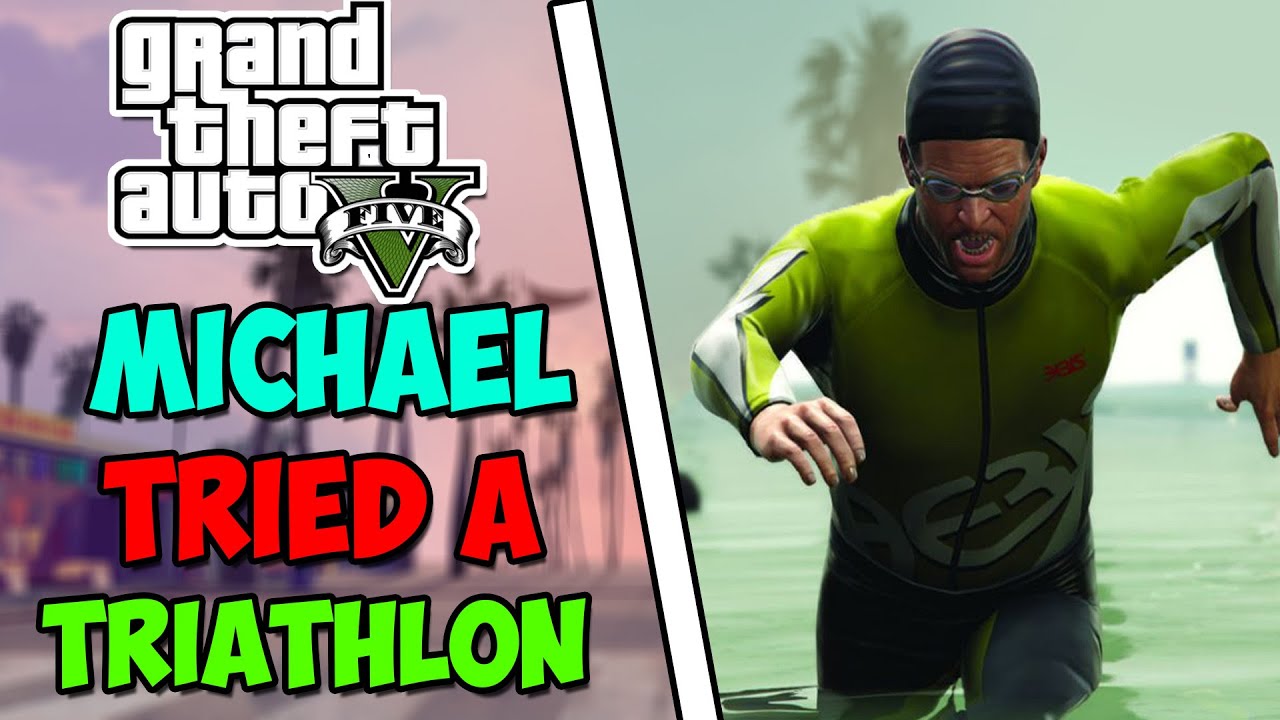 MICHAEL TRIED A TRIATHLON GTA V FUNNY GAMEPLAY 3 YouTube