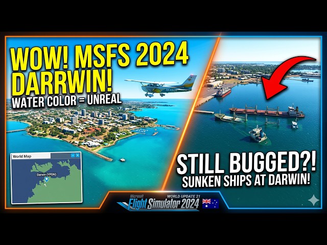 MSFS 2024: Darwin Looks INCREDIBLE! 🇦🇺 | World Update 21 Australia First Look