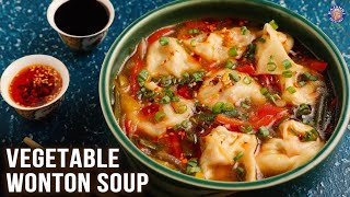 Vegetable Wonton Soup | How To Make Vegetable Wonton Soup | Monsoon Special Recipe | Rajshri Food screenshot 3