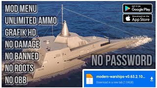 Modern Warships Mod Apk 0.63.2 Terbaru 2023 | Mod Menu | No Password