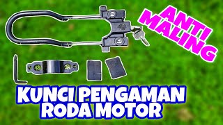 Kunci Pengaman Roda Motor Honda‼️ Kunci Ganda ANTI MALING