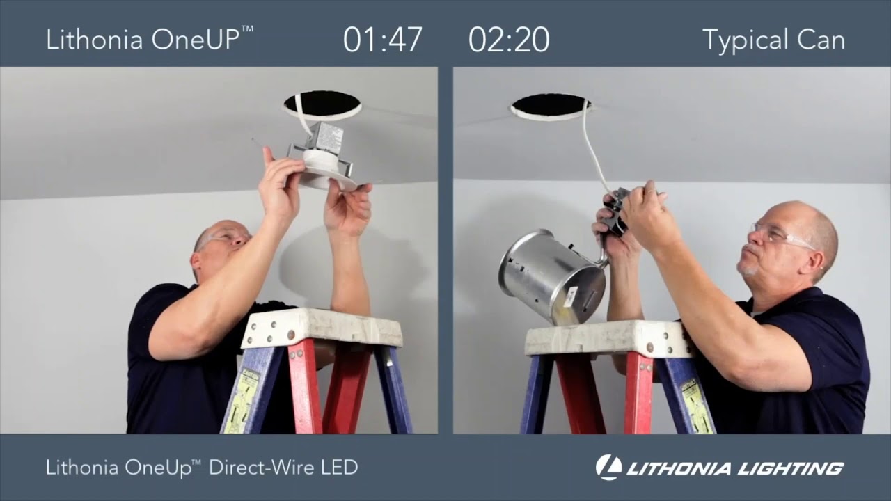 Lithonia Lighting ® OneUp™ Easy Installation Video - YouTube