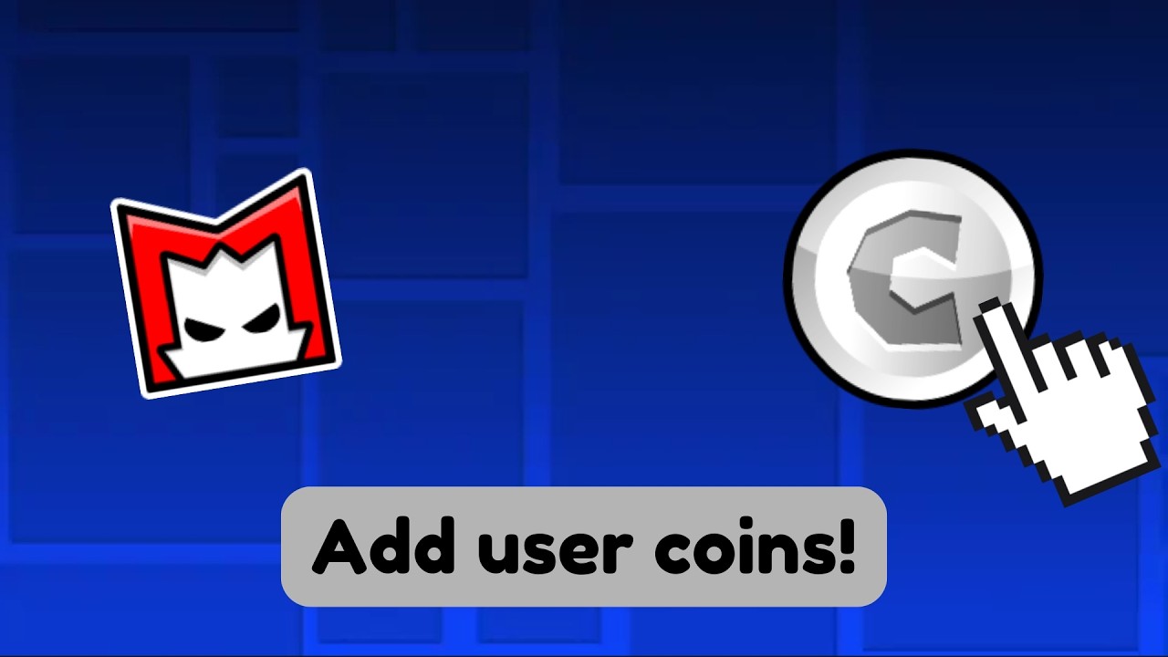 How to add user coins in Geometry Dash 2.2! - YouTube