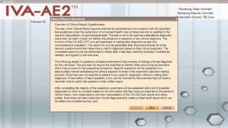 Running a Clinical Report in the IVA-AE2
