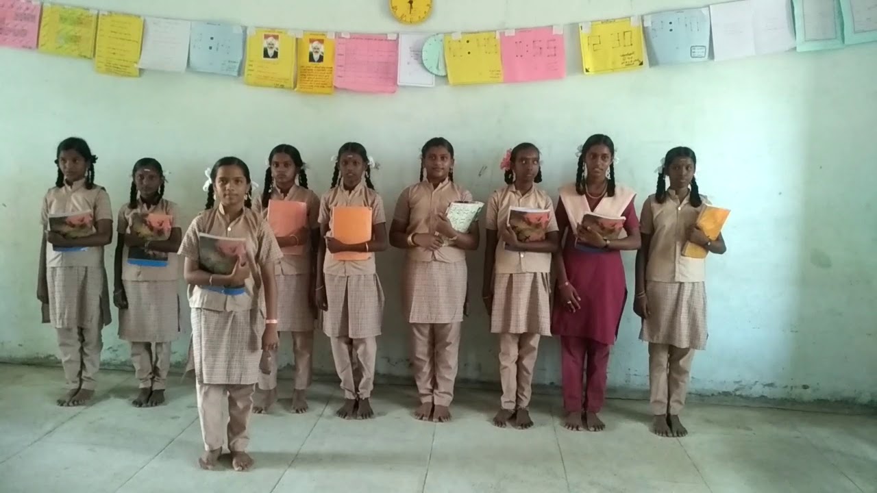 Eighth standard students are shared importants of our hobby is reading