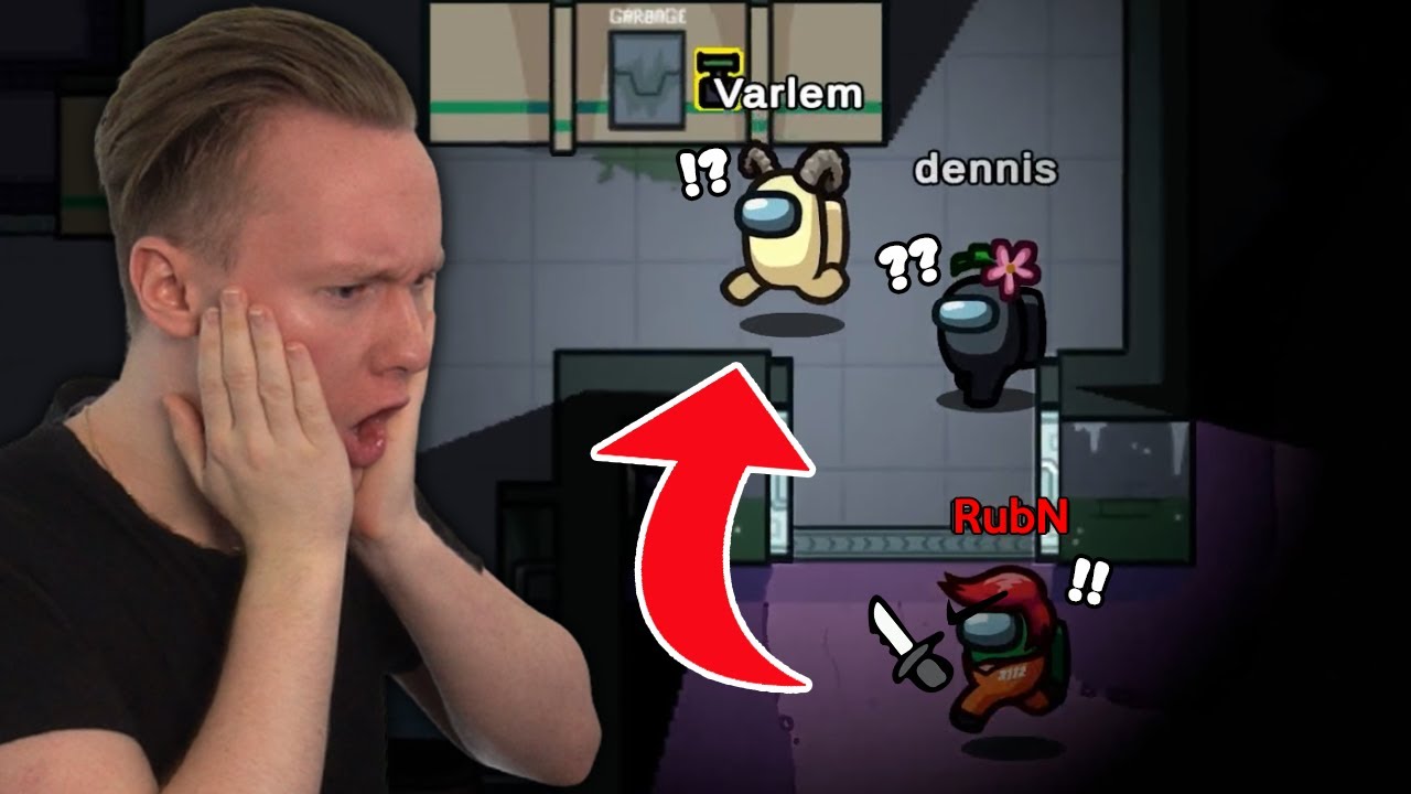 AMONG US, MEN RUBEN PRØVER Å TA MEG!