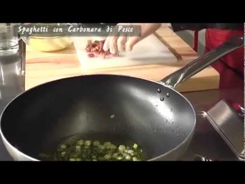 Spaghetti con Carbonara di Pesce