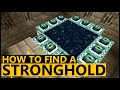 How To Find A STRONGHOLD In Minecraft