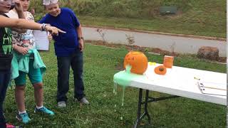 Barfing Pumpkins Science Experiment