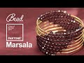 Pantone Colour of the Year 2015 is Marsala - Bead House