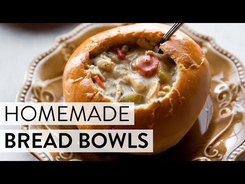 Homemade Bread Bowls - The Salty Marshmallow