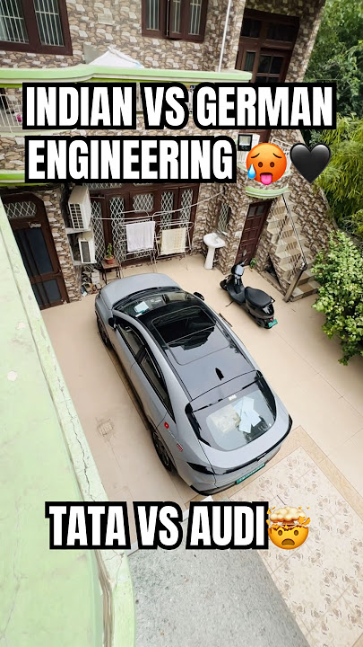TATA CURVV EV vs AUDI GERMAN ENGINEERING #technology #tata #audi #tatacurvvev #shorts #curvv #short