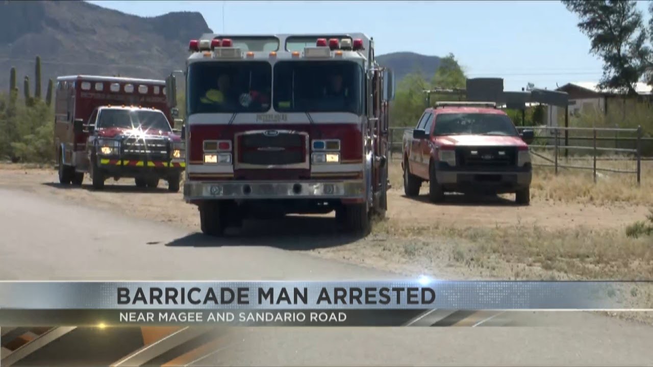 Man behind bars after barricading himself inside his home last Thursdsy ...