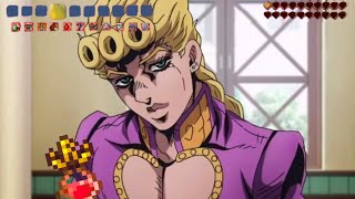Giorno drinks Red Potion (Terraria)