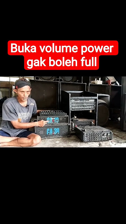 MEMBUKA VOLUME POWER #inspirasiusaha #automobile #njwproaudio #buditeknisi #sound