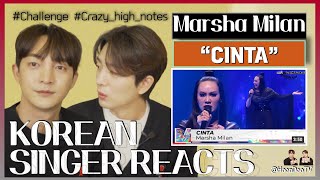 Korean singers🇰🇷 Reacts - ‘Cinta’ - Marsha Milan🇲🇾 by. Hoondoo