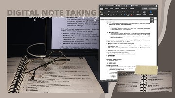 🤍DIGITAL NOTE TAKING USING MS WORD + PRINTING IT ON A B5 BINDER🖨📒