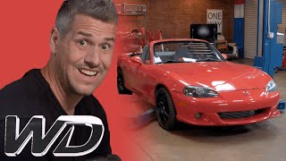 Mazdaspeed MX-5 Miata: How To Remove The Gearbox and Silence The Blow-Off Valve | Wheeler Dealers