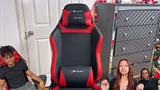 Ewin Racing Game Chair Review 2022 | How to set up your game chair