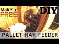 How to Make A Free Animal Hay Feeder out of Pallets in 10 Minutes