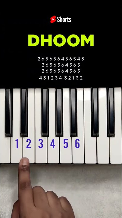 Dhoom Machale | Slow & Easy Piano Tutorial With Notes