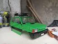 Assembly manual cut paint Lexan RC body Fiat Panda MST