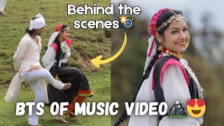 BTS of our Pahadi Music Video🏔️”Jhawari”😍||Priya Dhapa