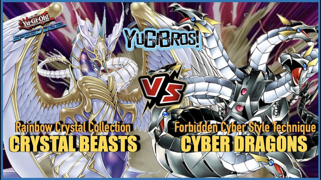Can We Actually Summon Rainbow Dragon?? Crystal Beasts Vs. Cyber Dragons!  Yu-Gi-Oh! Speed Duels! - YouTube
