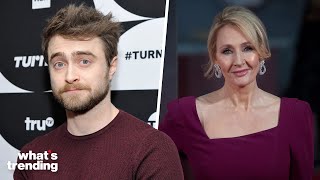 Daniel Radcliffe RESPONDS to J.K. Rowling's Criticism