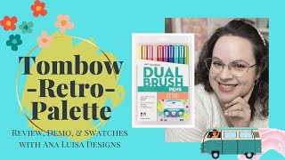 Tombow RETRO Palette Is It Any Good?--REVIEW & SWATCHES