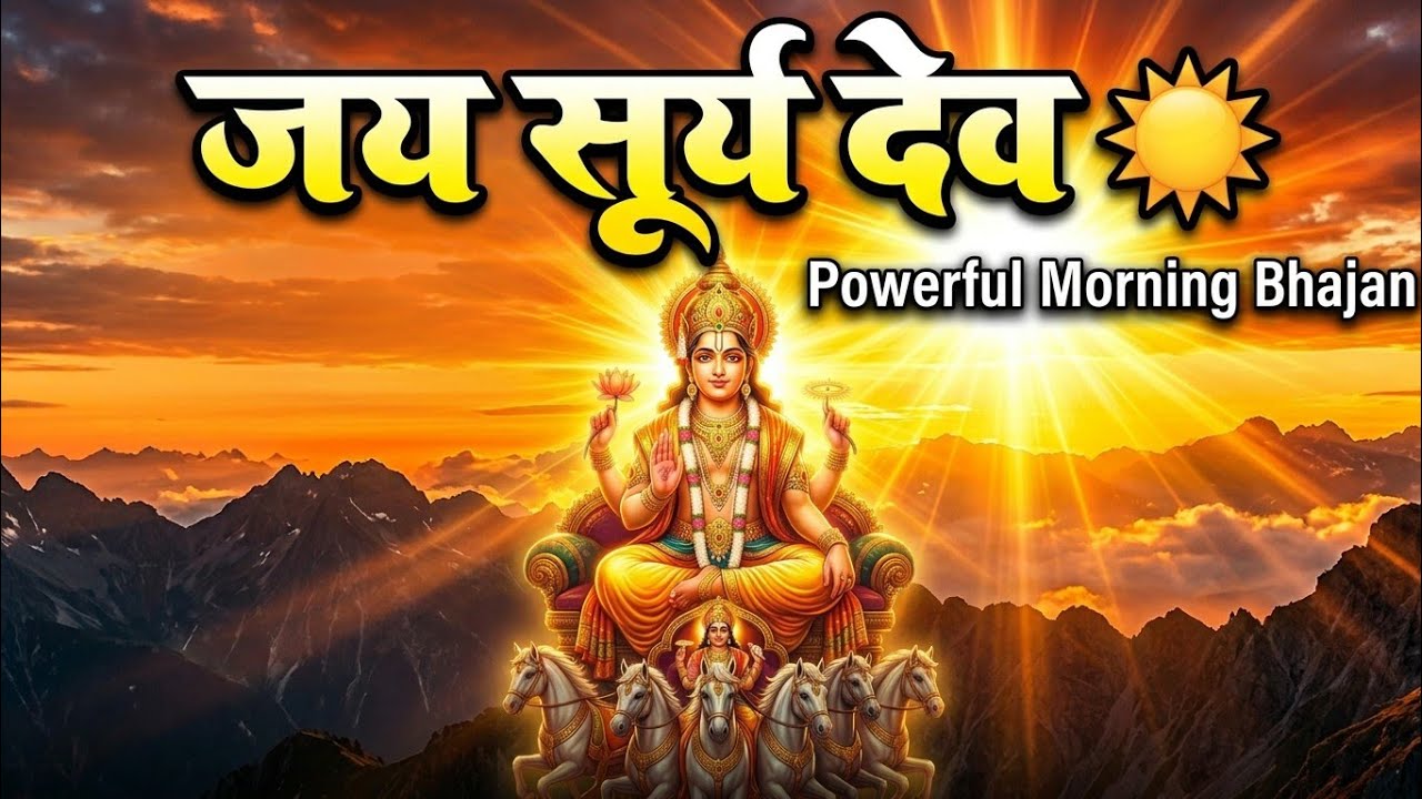 जय सूर्य देव ☀️ | Powerful Surya Mantra Song | Divine Morning Bhajan 2026 | Morning Aarti