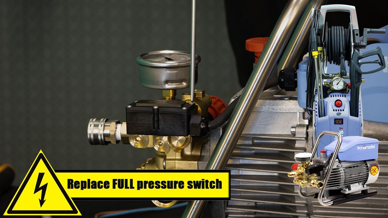 Replace Pressure Switch Total Stop 1622TST 1122TST Kranzle USA