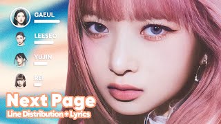 IVE - Next Page (궁금해) (Line Distribution + Lyrics Karaoke) PATREON REQUESTED