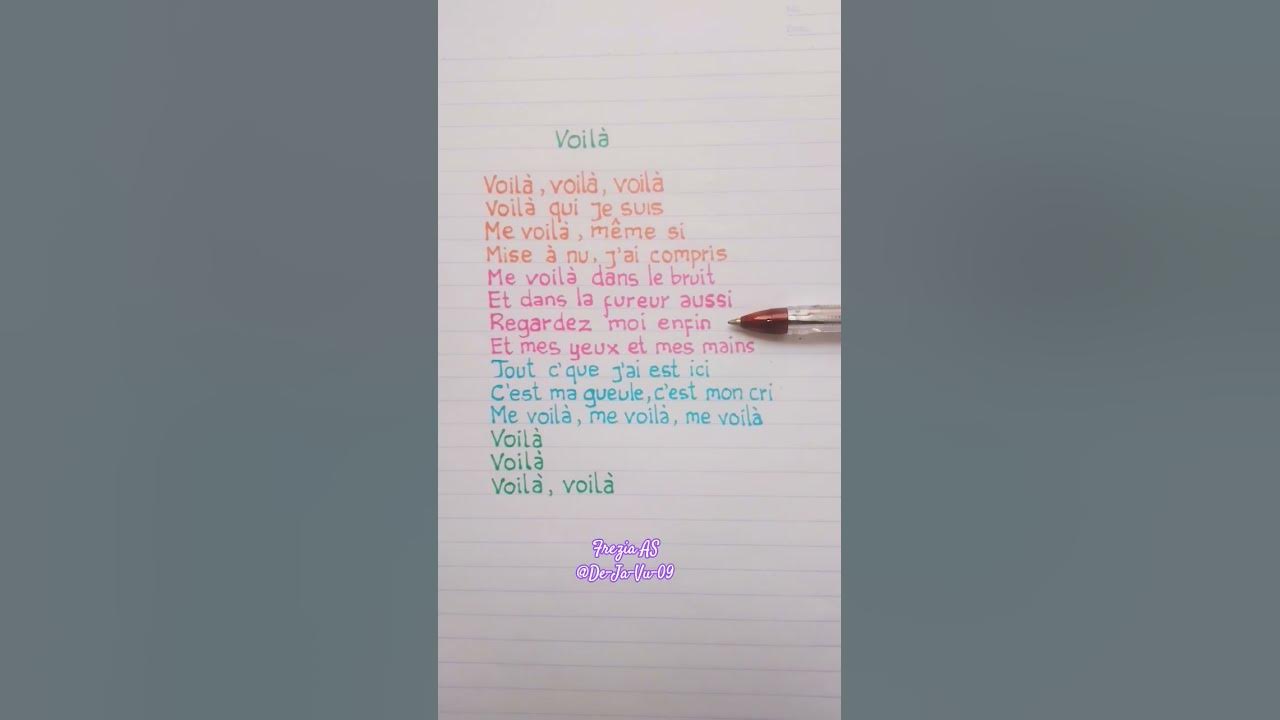 Voila' (Cover by Emma Kok & Andre' Rieu)_SongLyrics