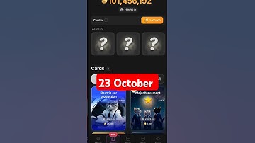 Hashcats Daily Combo stake code 23 October | Combo Today Card #Hashcat  #code #airdrop #combo