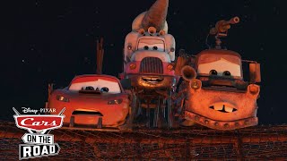 Lightning McQueen and Mater Challenge the Thundercone | Cars on the Road | Pixar Cars