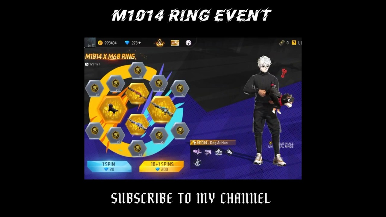 NEW M1014 X M60 RING EVENT FREE FIRE | INCUBATOR M1014 SKIN RETURN EVENT SPIN FREE FIRE NEW EVENT
