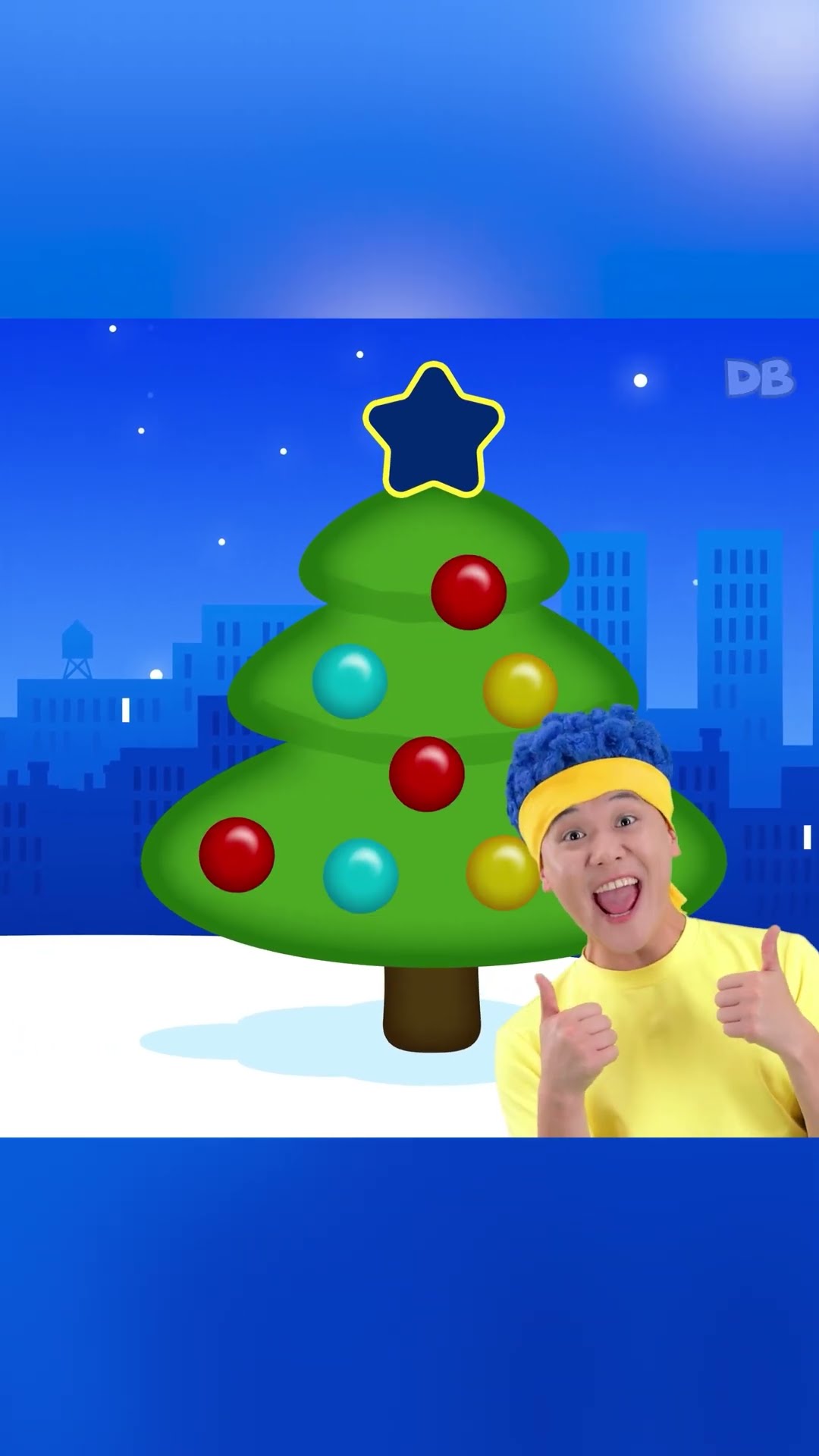 Cha-Cha y el rompecabezas de Navidad | D Billions Canciones Infantiles #shorts #db