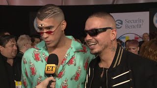 AMAs 2018: Why J Balvin and Bad Bunny Are 'So Grateful' for Cardi B (Exclusive)